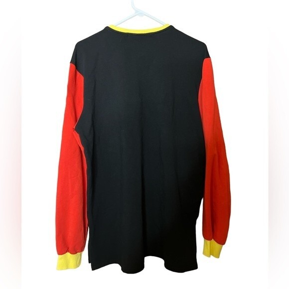 Hudson PUSHERS Bling Studded Red Gold Sweatshirt For men Size L - Picture 3 of 16